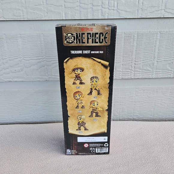 Netflix One Piece Gold Treasure Chest Minifigure 5 Pack PhatMojo Action Figure - Picture 3 of 11